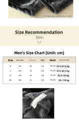 Men's Thickened Flannel Sleep Pants | Winter Loose High Waist Straight Leg Coral Velvet Fleece
