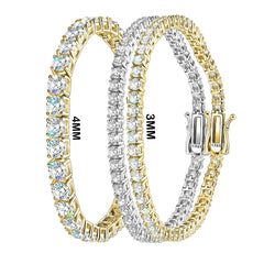 Full Moissanite Tennis Bracelet by Snagg A Bracelet