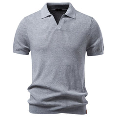 Men's "Old Money" Luxury Polo | Elegant Four-Season Breathable Essential