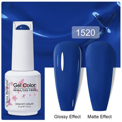 Professional 15ml HEMA & TPO Free Gel Polish – High-Performance Red & Multi Tone Semi Permanent Varnish