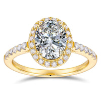 Oval Moissanite Ring by Snagg A Ring