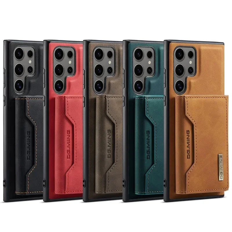 2 in 1 Detachable Wallet Card Holder Case – for Samsung Galaxy S25 Series - Phone Cases & Covers