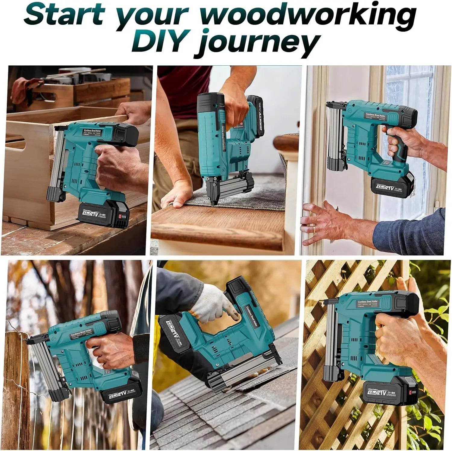 Cordless 2-in-1 Brad Nailer & Stapler - SnaggIt