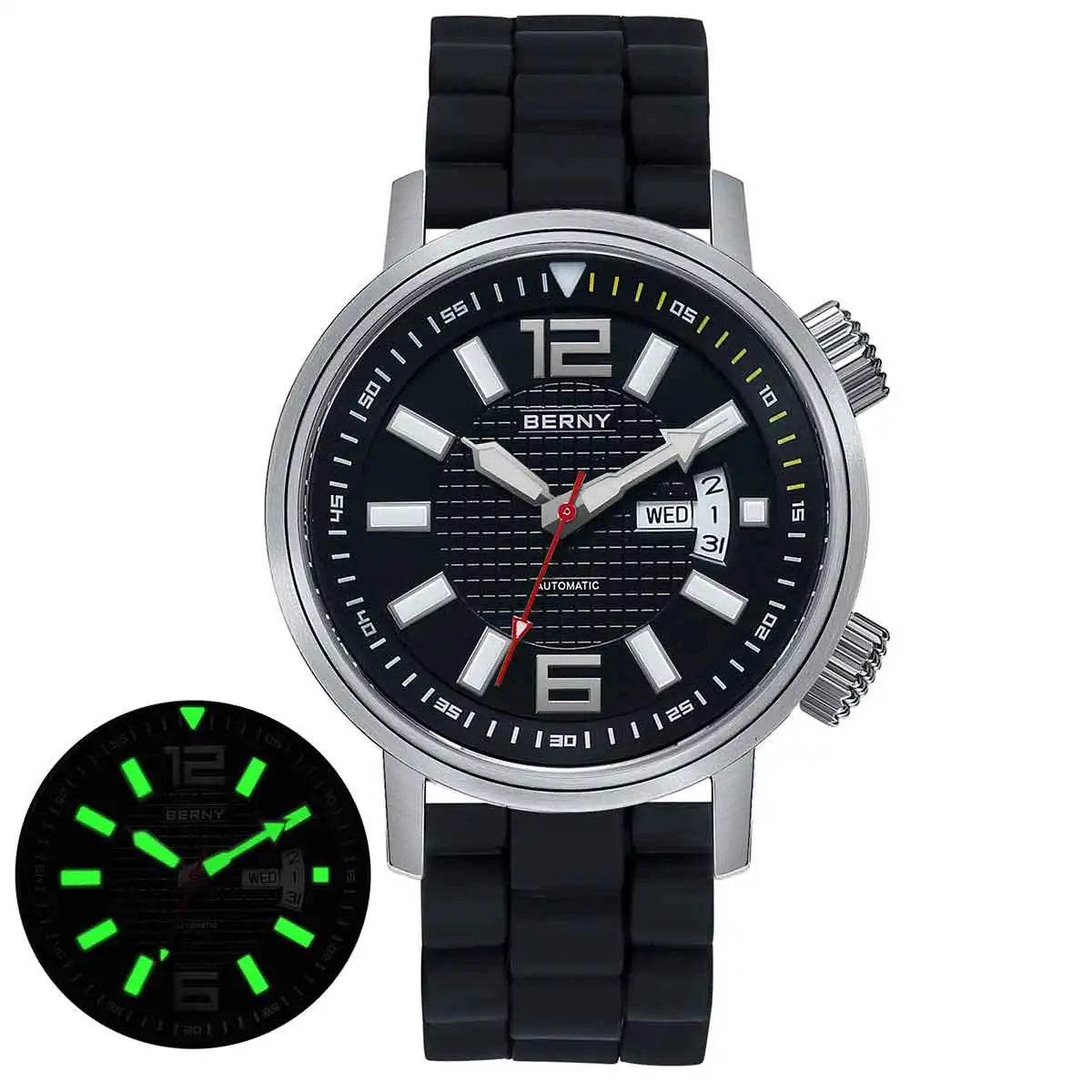 BERNY AM7081M Diver Automatic Watch - SnaggIt