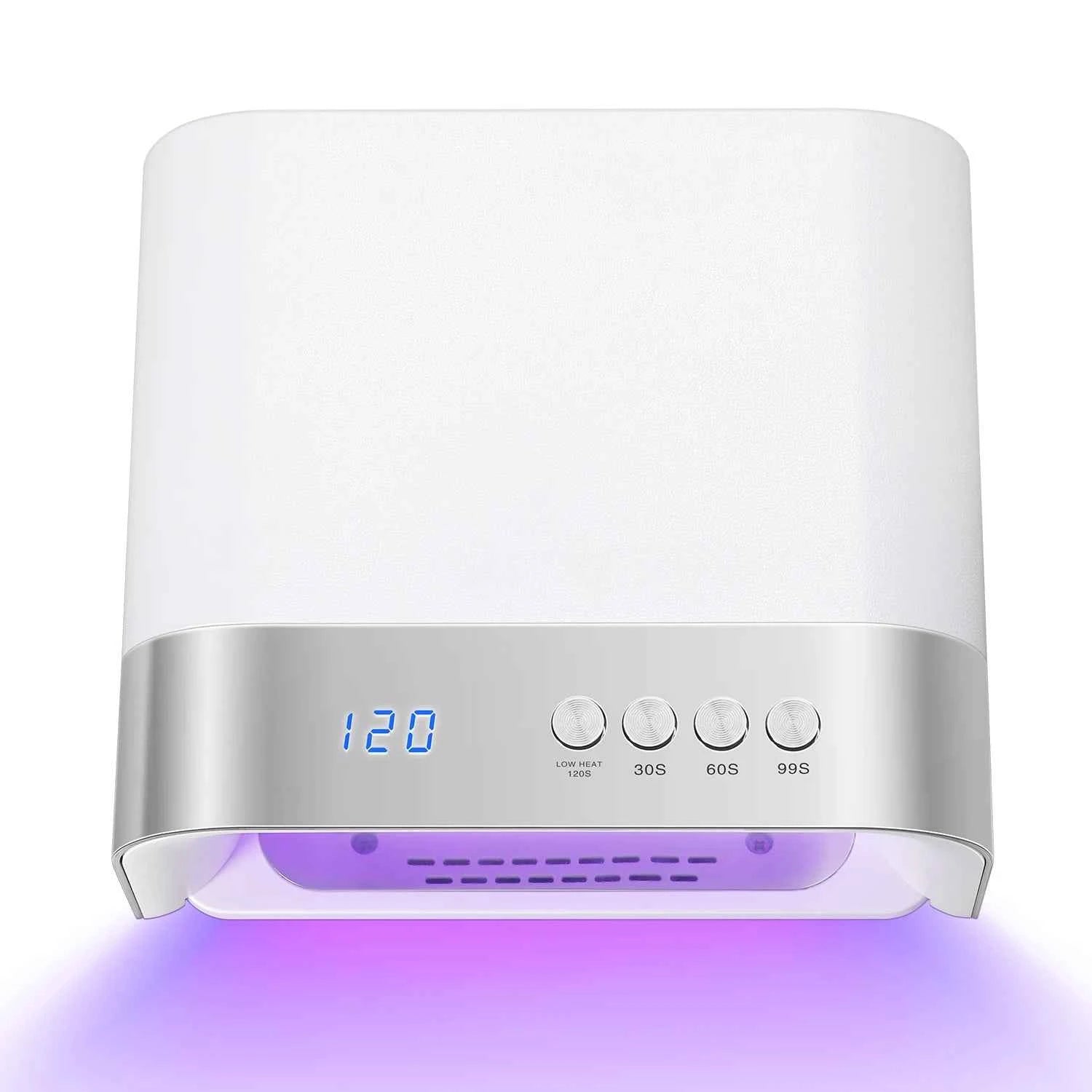 Professional 168W High Efficiency UV/LED Nail Dryer – 36-Bead Smart Sensing Salon Station