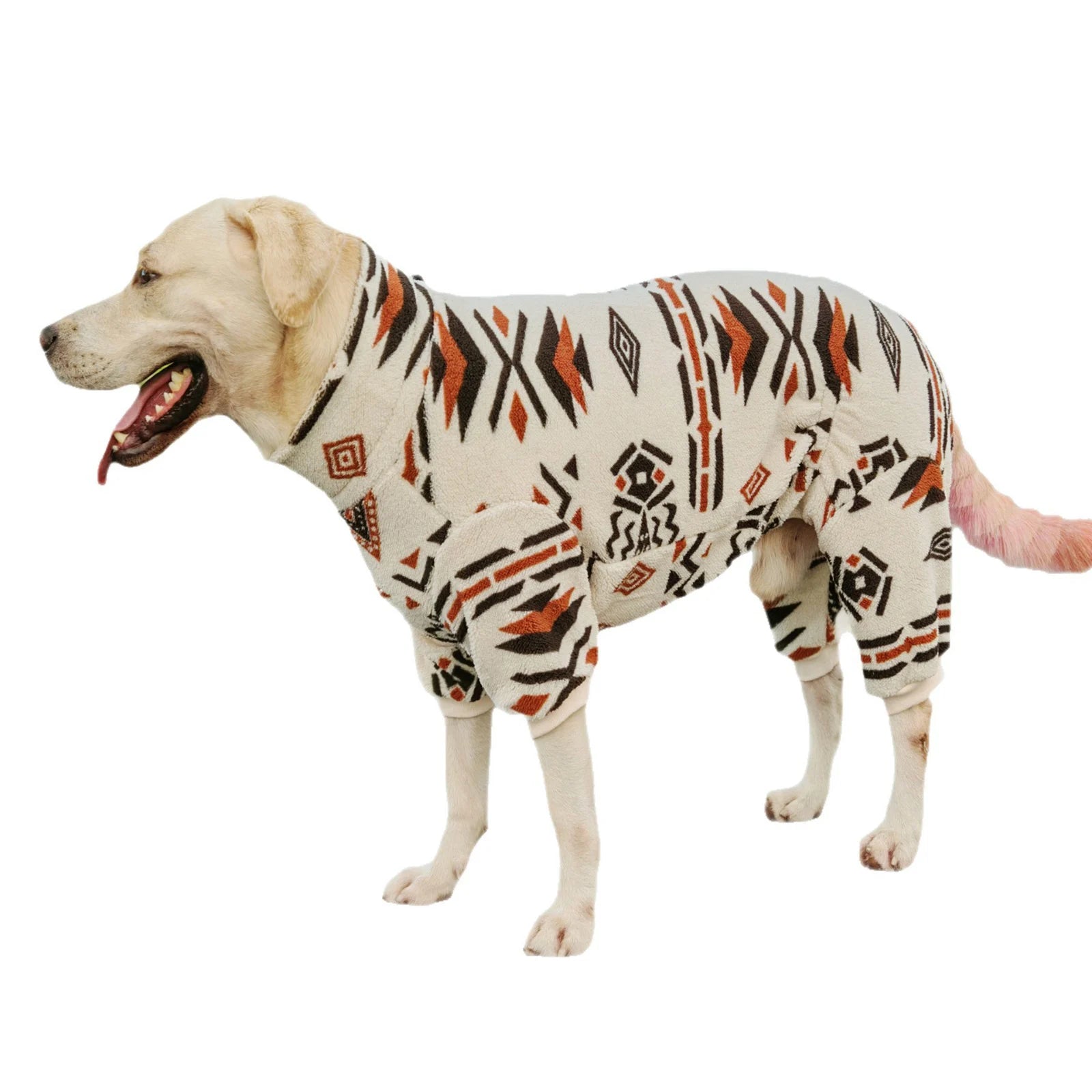 Fleece Turtleneck Dog Pyjamas – Soft Warm Winter Onesie for Small, Medium & Large Dogs (M–5XL)