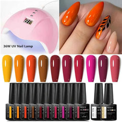 Professional 13 Piece Gel Artistry Collection – Complete 7ml High Pigment Set with UV/LED Performance