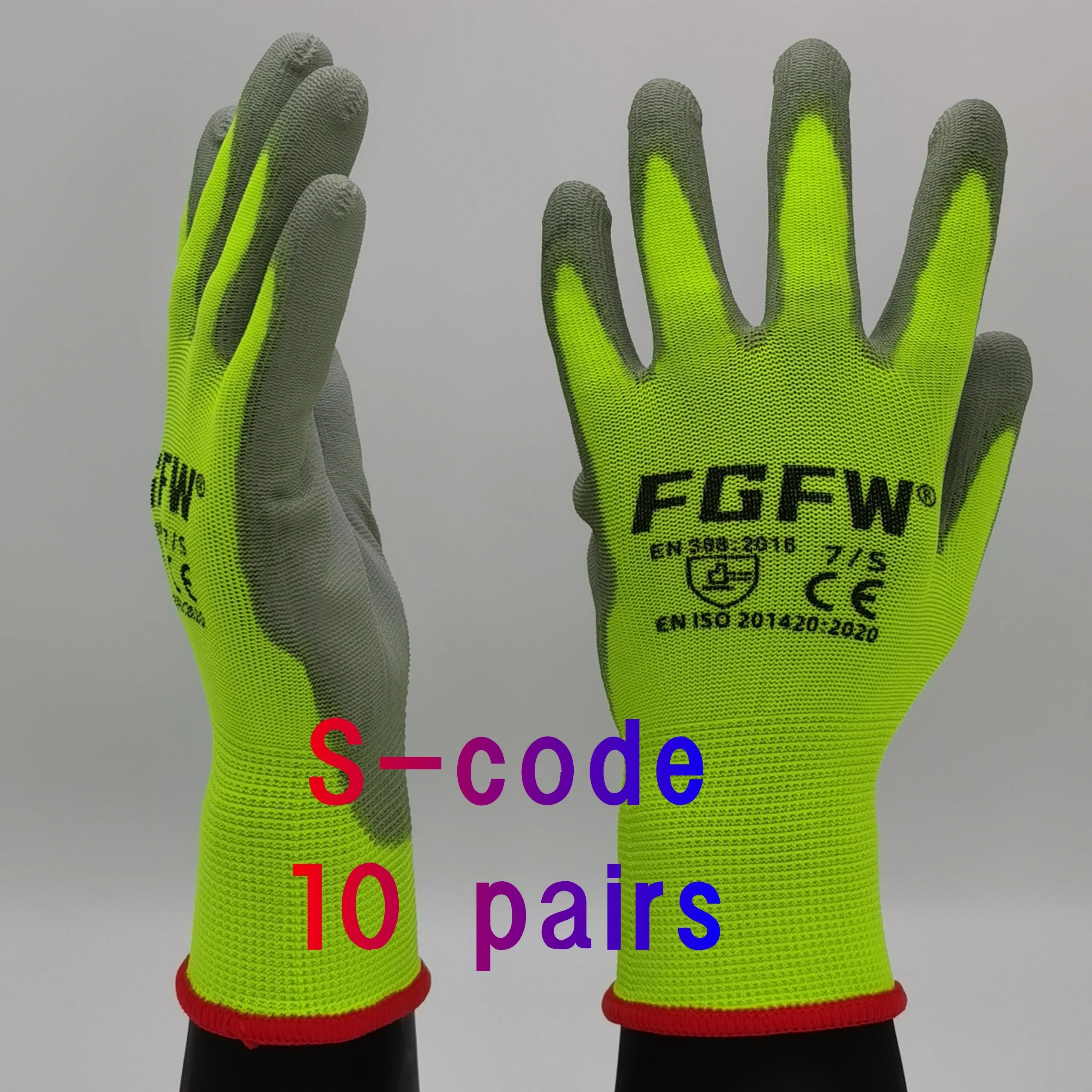 10 Pairs PU Coated Work Gloves by Snagg A Gloves