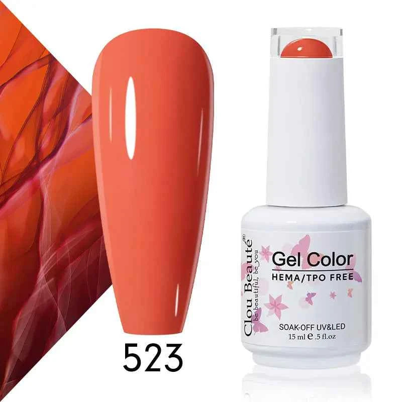 Professional 15ml HEMA & TPO-Free Gel Polish – High-Performance Semi-Permanent Varnish for Sensitive Skin