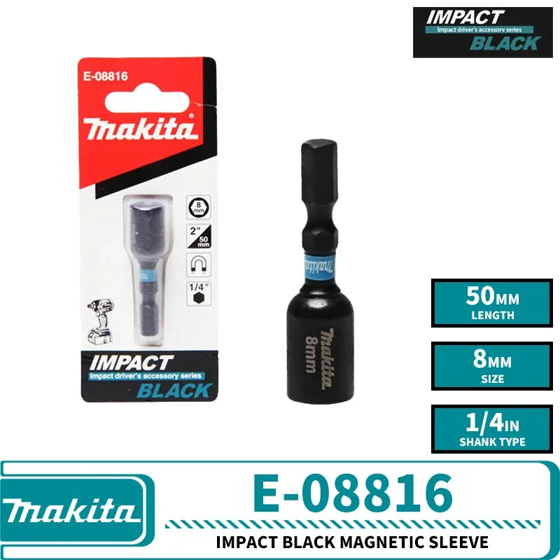 Makita Impact Magnetic Nut Driver Socket – 8mm / 10mm / 13mm - E-08816