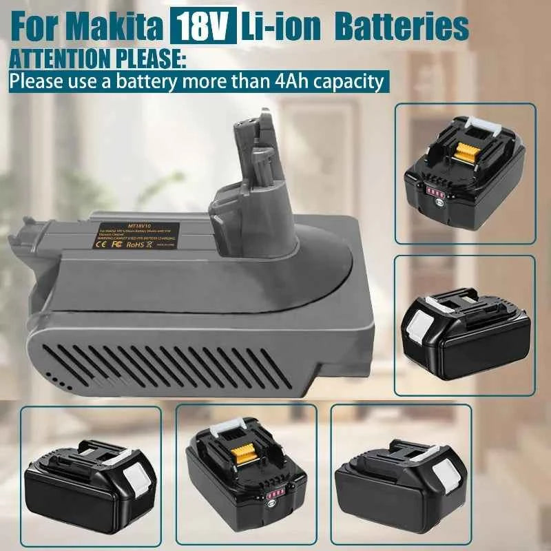 MT18V10 battery adapter for Dyson V10 vacuums – image 2