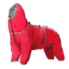 Waterproof Dog Rain Jacket for Large Dogs – Breathable Snow-Proof Windproof Outdoor Coat with Legs