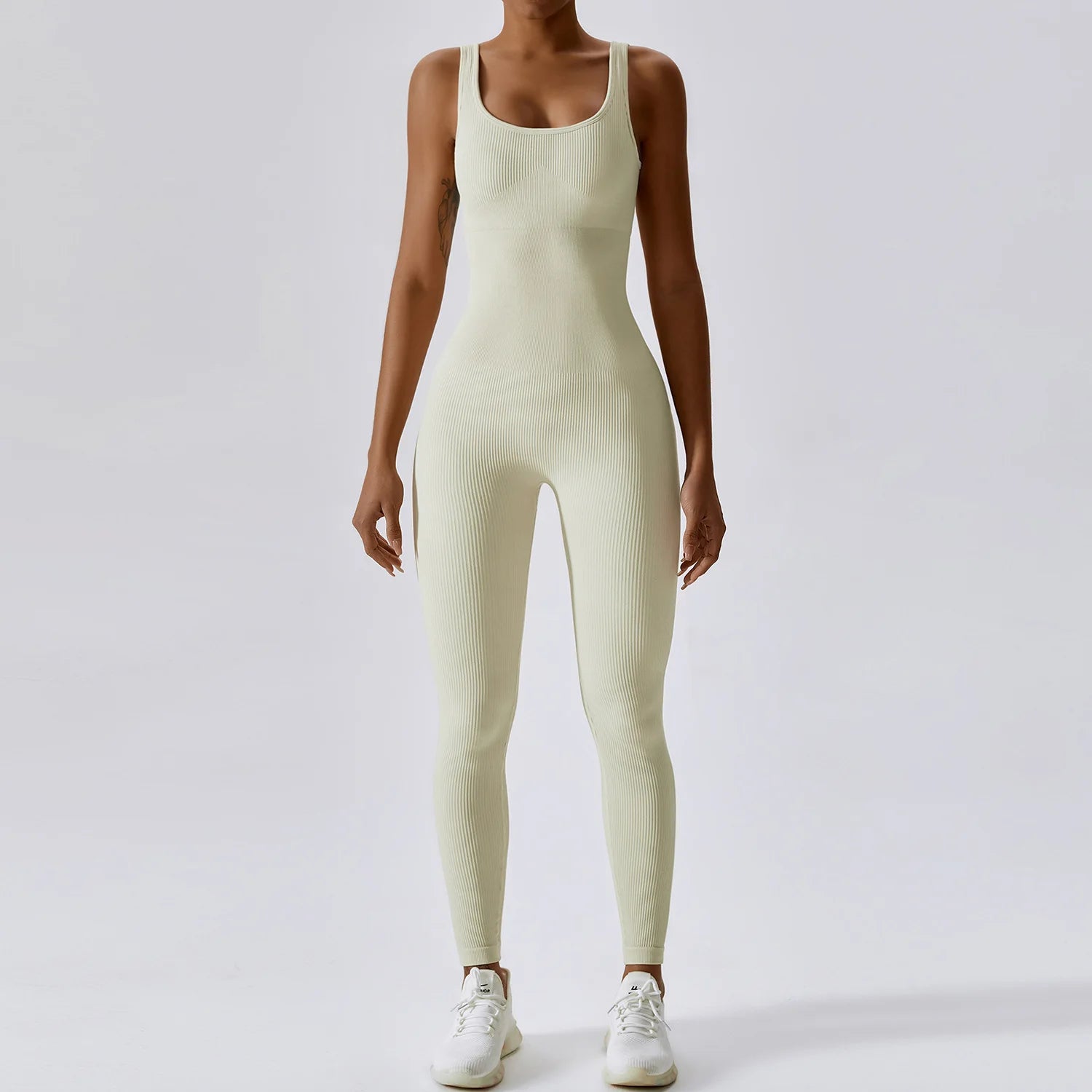 Women's Seamless One-Piece Yoga Suit | Push-Up Belly Tightening Dance Fitness Workout Bodysuit