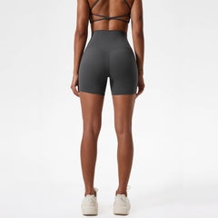 Women's High Waist Push-Up Gym Shorts | Super Soft Fabric Yoga Cycling Workout Sports Leggings