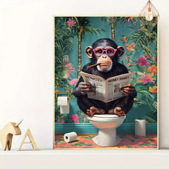 Quirky Bathroom Wall Art by Snagg A Print
