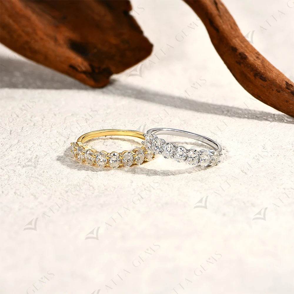 1.8CTW Oval Cut Moissanite Ring - SnaggIt