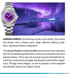 Automatic Mechanical Watch – NH35 Glacier Series | Sapphire Crystal | 100M Waterproof