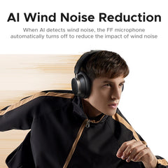 Wireless ANC Headphones | Bluetooth Over-Ear Hi-Res Headset (120H Playtime) by Snagg A Headphone