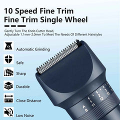 Professional 5 in 1 Complete Body Grooming System – IPX6 Waterproof Cordless Shaver & High Precision Trimmer Kit