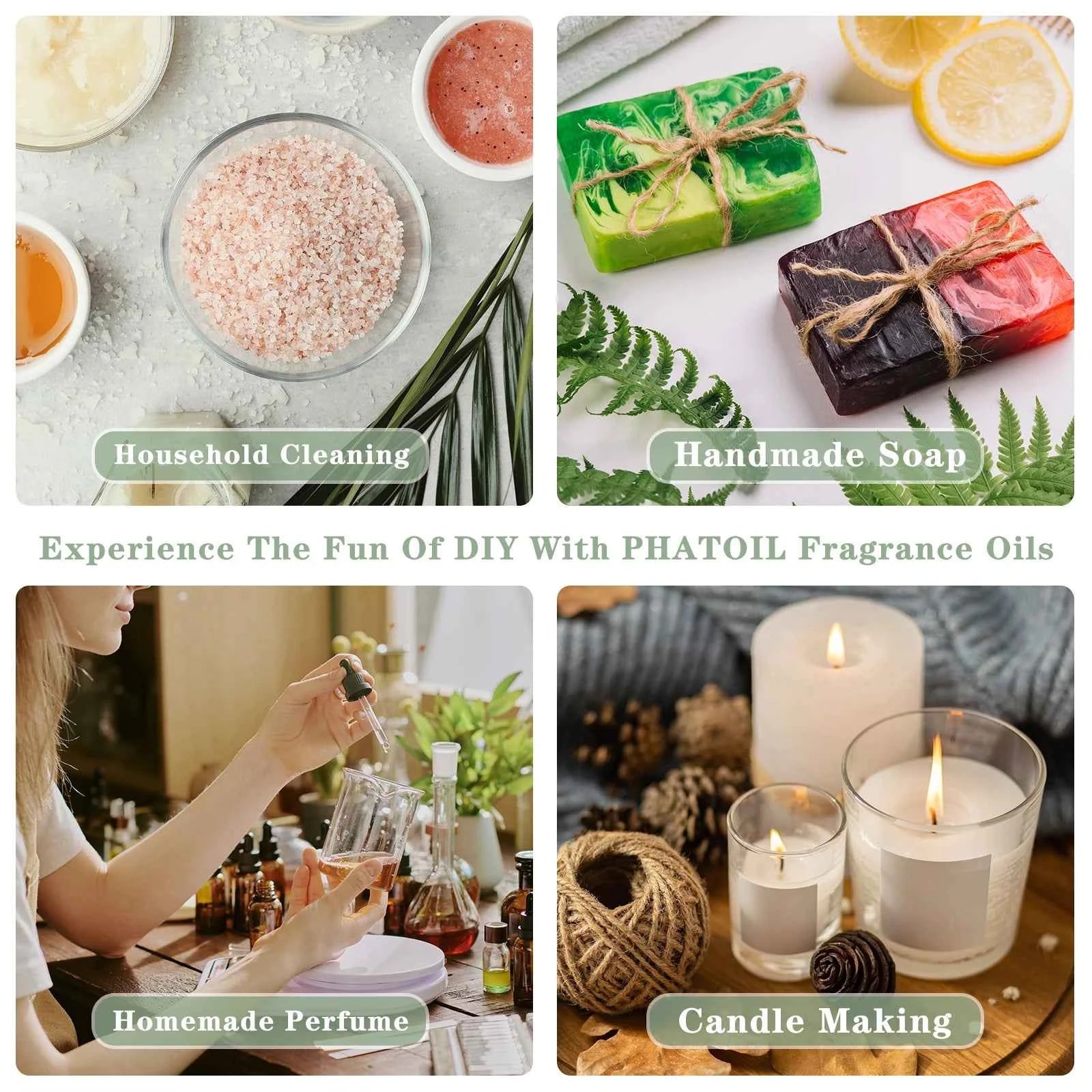 10 Piece Essential Oil Master Set – 100% Pure 10ml Botanical Collection for Diffusion, Spa & Artisanal Crafting