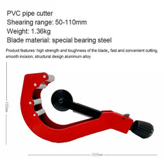 Roller-type large-diameter pipe cutter for PVC pipe – image 14