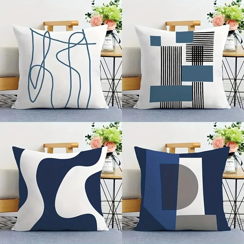 Abstract Geometric Cushion Cover by Snagg A Cushion Cover