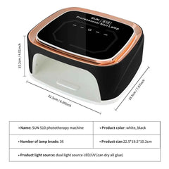Professional Wireless HD Smart UV/LED Nail Station – High Capacity Rechargeable Curing Lamp
