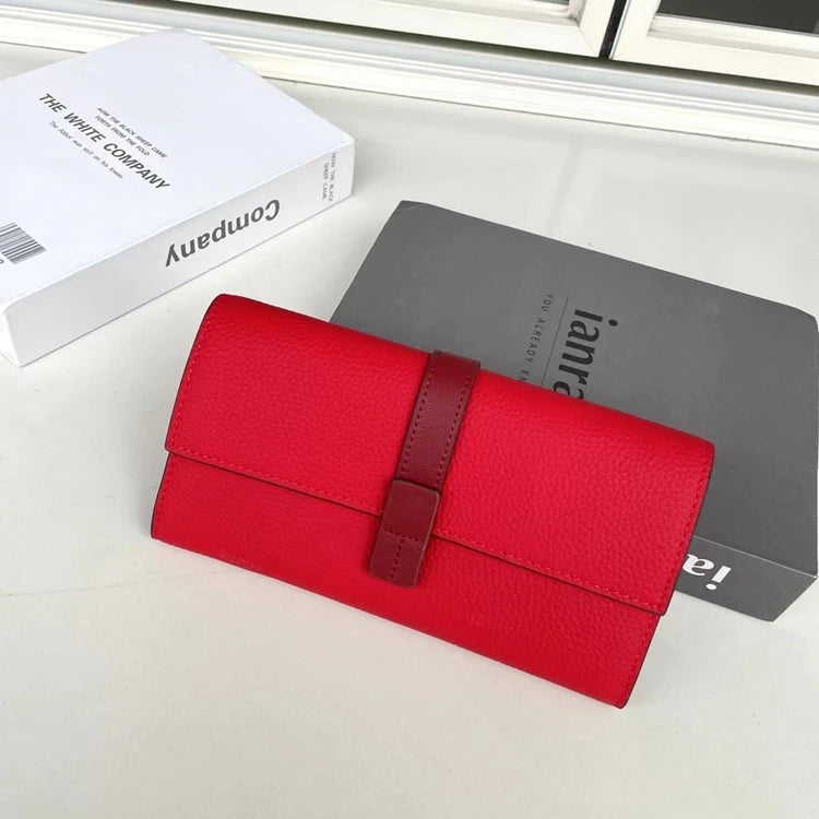 Luxury Genuine Leather Long Wallet by Snagg It Wallet