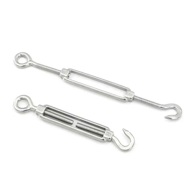 56pcs Stainless Steel Clothesline Kit 50M | 2mm PVC Coated Flexible Wire Rope Transparent Cable Set