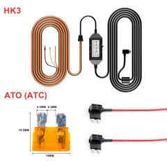 Smart ACC Hardwire Kit with Battery Protection | 24/7 Parking Surveillance for Dash Cams