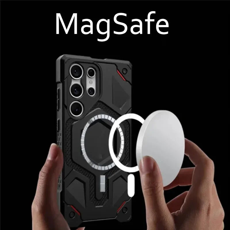 Military Shockproof Rugged Magsafe Case - for Samsung Galaxy S25 Series - Phone Cases & Covers