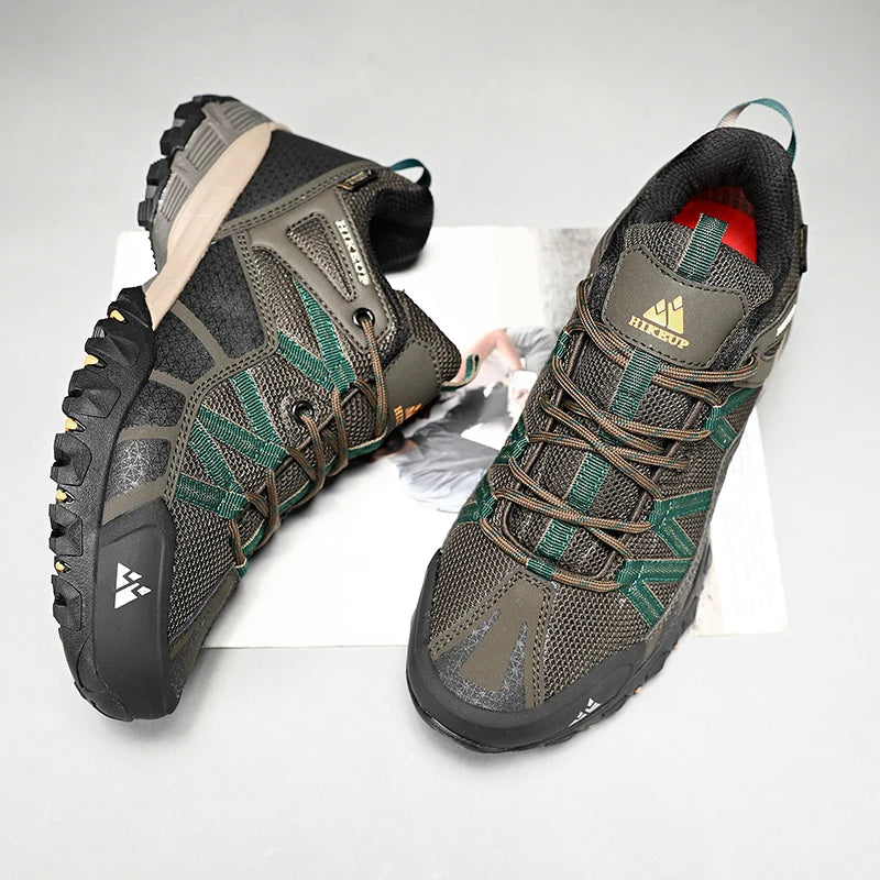 Men's breathable leather hiking shoe – image 9