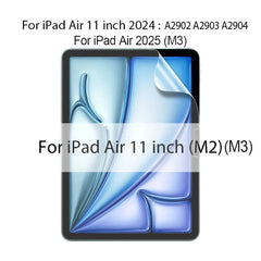Paper Like Matte Screen Protector Film for iPad – Writing & Drawing PE Soft Film (No Glass)
