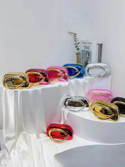 Acrylic Box-Shaped Evening Crossbody Bag - SnaggIt