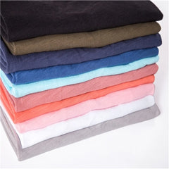 Combed Cotton V-Neck Tee | Essential Summer Fitness & Daily Top