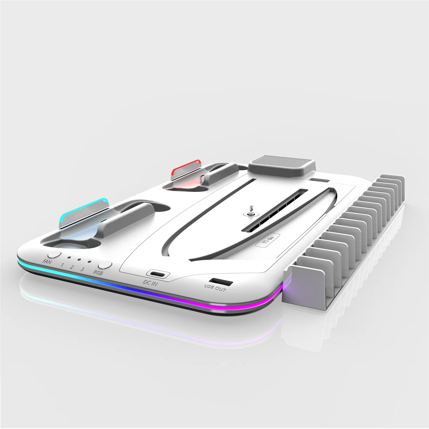 RGB Cooling & Charging Station for PS5 by Snagg A PS Stand