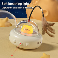 UFO Smart Teaser Cat Toy by Snagg A Toy