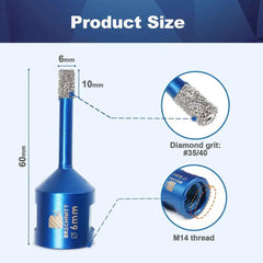 Vacuum Brazed Diamond Core Drill Bit & Heavy Duty Hole Saw for Granite, Porcelain, and Ceramic
