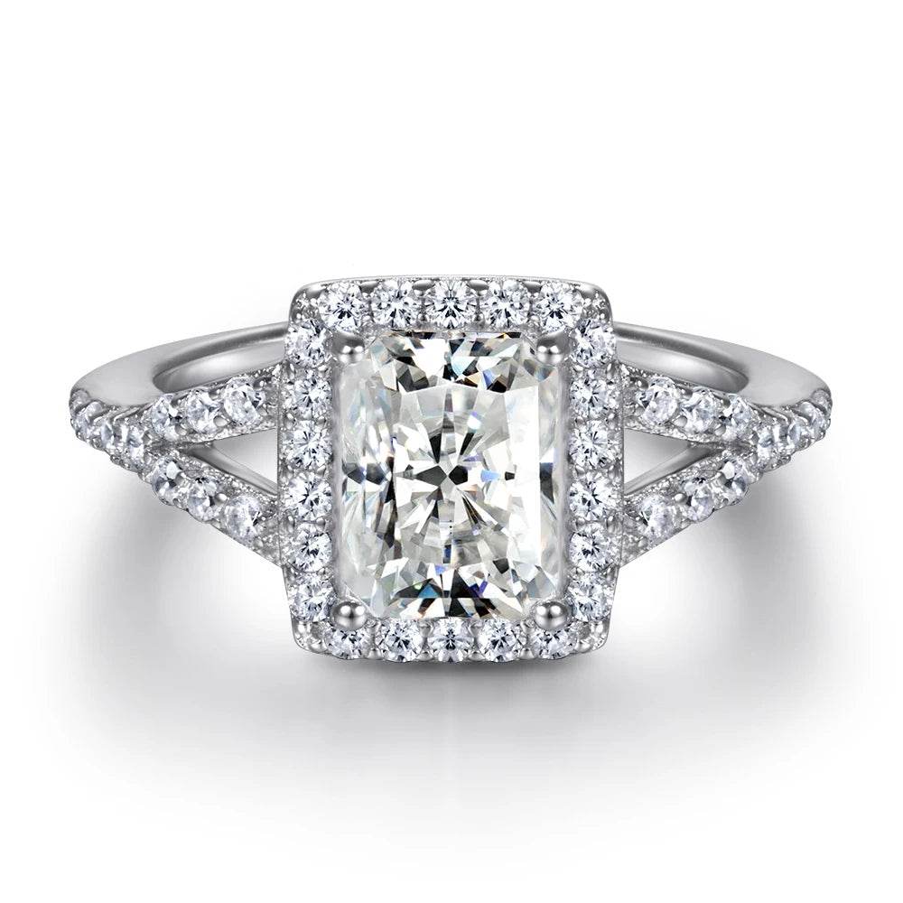 1ct Teal Moissanite Ring - SnaggIt