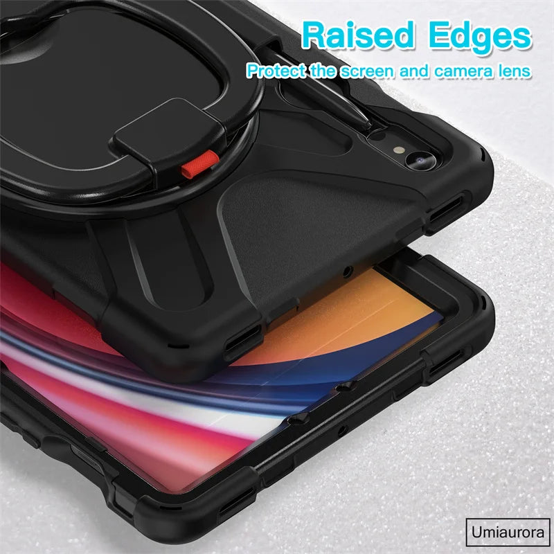 Heavy Duty Armor Kids Shockproof Case For Samsung Galaxy Tab S9 Series by Snagg A Tab Case