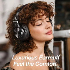 Bluetooth 5.2 Over-Ear Headphones | Hi-Res Audio DJ Studio Headset (72H Playtime) by Snagg A Headphone