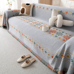 Bohemian Chenille Sofa Cover by Snagg A Sofa Cover