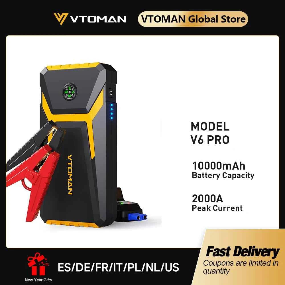 Compact 12V car jump starter and power bank – image 2