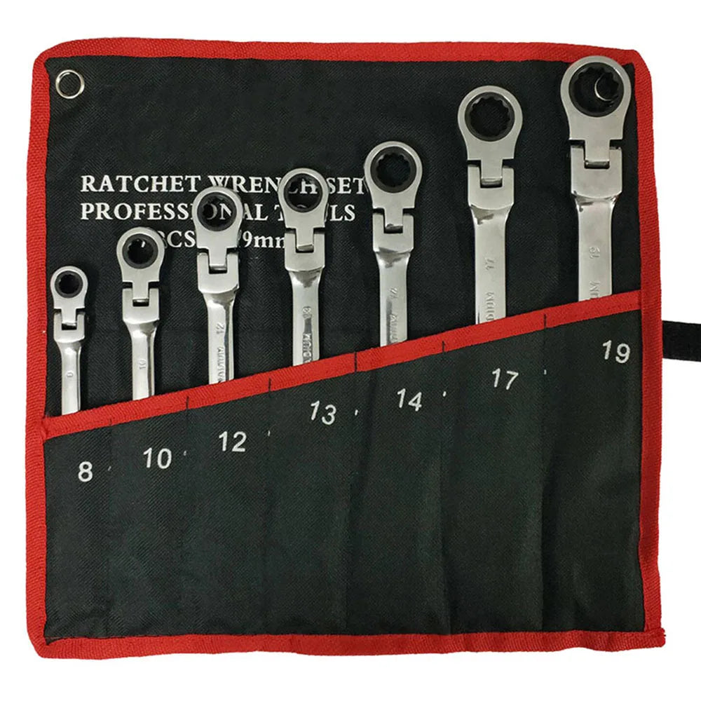 Ratcheting Spanner Wrench Set – 7 or 12 - Piece by Snagg A Wrench Set