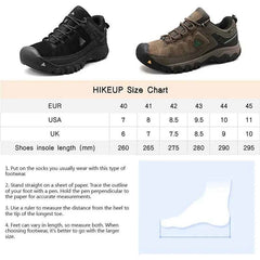 Men's Leather Hiking Shoes – EVA Sole Climbing & Walking Shoes, 4 Colours