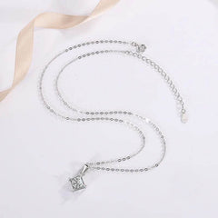1–2CT Moissanite Pendant Necklace - SnaggIt