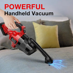 Cordless Handheld Vacuum | 100AW High Velocity Multi Surface Cleaner Compatible With Milwaukee 18V Battery