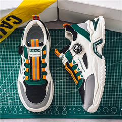 Men’s Korean Rotating Shoelace Sneakers by Snagg A Shoes