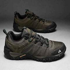 Men's Four-Season Hiking Shoes – Genuine Leather Upper, EVA Insole & Rubber Sole