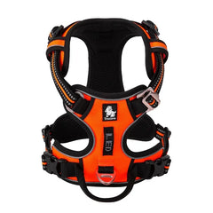 Orange Tactical Dog Collar & Leash Set by Snagg A Harness